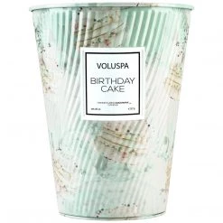 Voluspa Birthday Cake - 2 Wick Tin Table Candle Fragrances