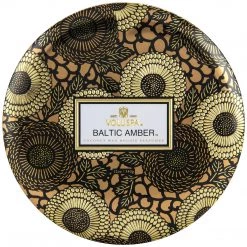 Voluspa Baltic Amber - 3 Wick Tin Candle Fragrances