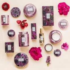 Voluspa Japanese Plum Bloom - 3 Wick Tin Candle