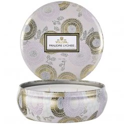Voluspa Panjore Lychee - 3 Wick Tin Candle Fragrances