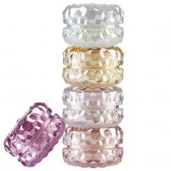 Voluspa Roses 5 Macaron - Macaron 5 Candle Gift Set - Roses