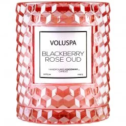 Voluspa Blackberry Rose Oud - Cloche Candle