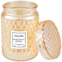 Voluspa Bergamot Rose - Large Jar Candle Fragrances