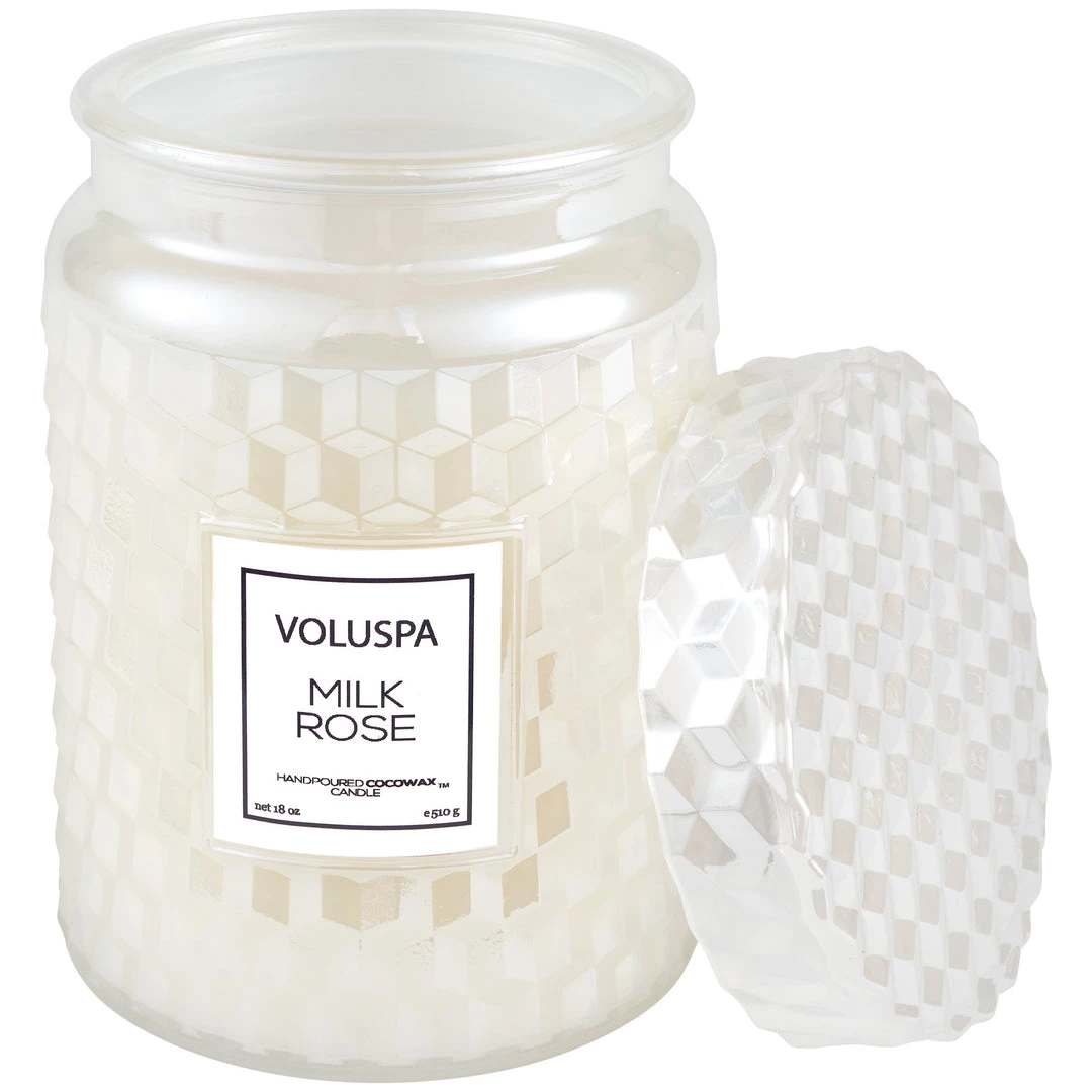 Voluspa Milk Rose - Large Jar Candle Fragrances 2 Voluspa Milk Rose - Large Jar Candle Fragrances