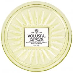 Voluspa Peruvian Lime Jardin - 3 Wick Grande Maison Candle Fragrances