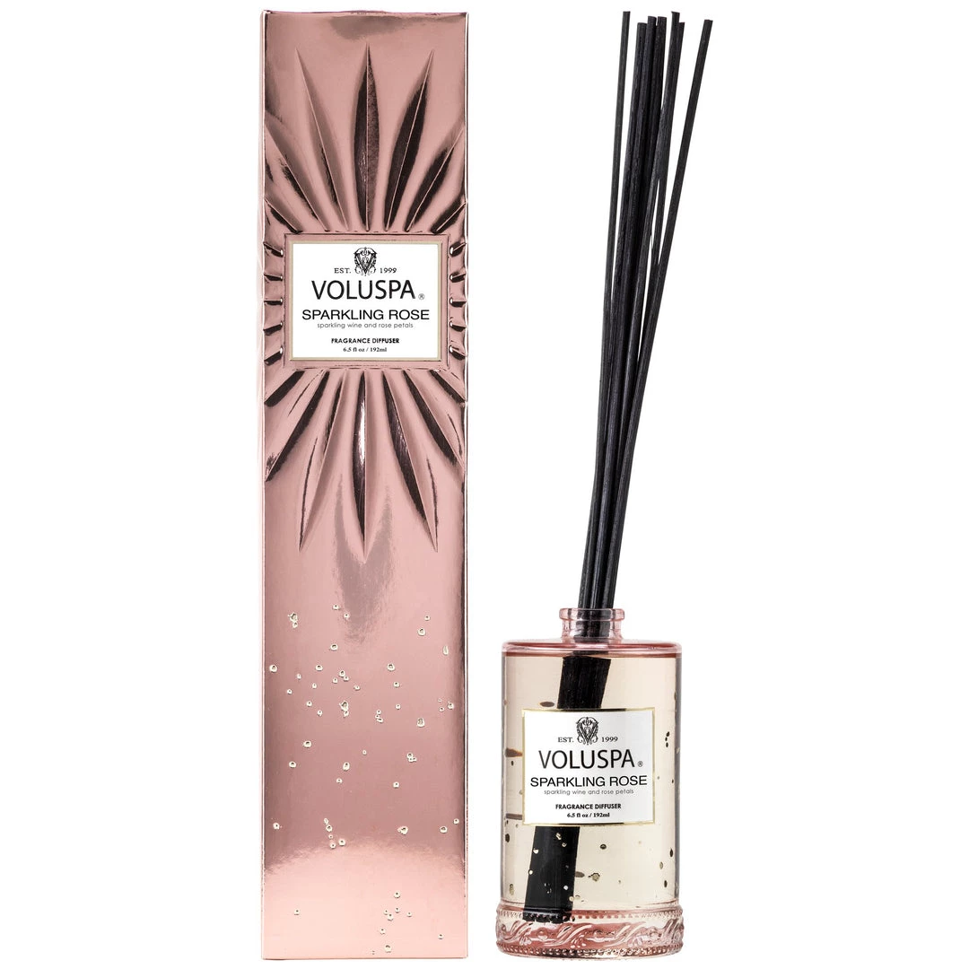 Voluspa Fragrances Sparkling Rose - Reed Diffuser 1 Voluspa Fragrances Sparkling Rose - Reed Diffuser