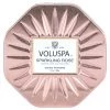 Voluspa Sparkling Rose - 3 Wick Octagon Tin Candle