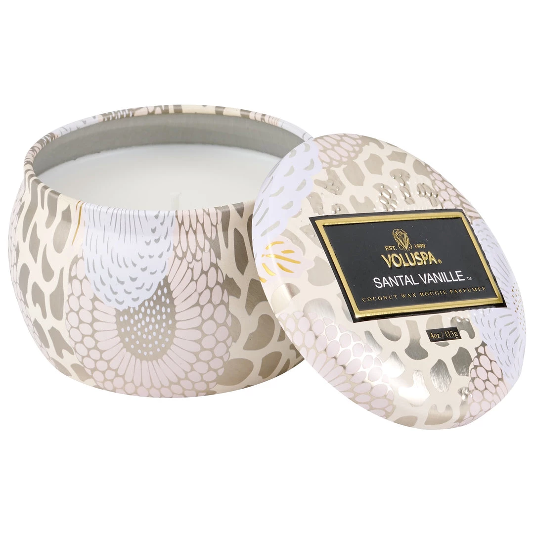 Voluspa Santal Vanille - Mini Tin Candle Fragrances 1 Voluspa Santal Vanille - Mini Tin Candle Fragrances