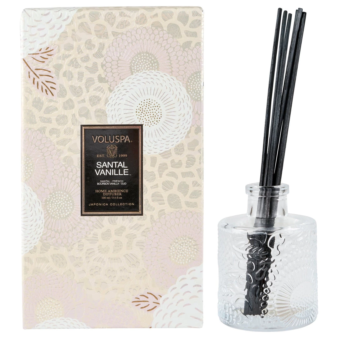 Voluspa Fragrances Santal Vanille - Reed Diffuser 1 Voluspa Fragrances Santal Vanille - Reed Diffuser