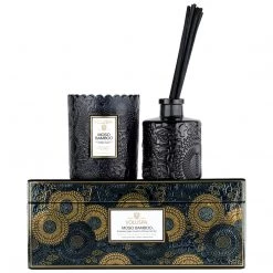 Voluspa Fragrances Moso Bamboo - Candle & Diffuser Gift Set