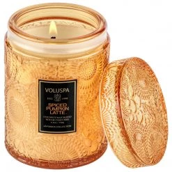 Voluspa Spiced Pumpkin Latte - Small Jar Candle