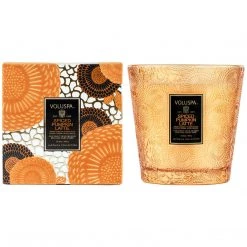 Voluspa Spiced Pumpkin Latte - 2 Wick Hearth Candle