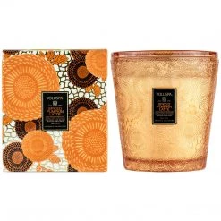 Voluspa Spiced Pumpkin Latte - 3 Wick Hearth Candle