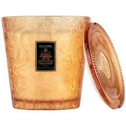 Voluspa Spiced Pumpkin Latte - 3 Wick Hearth Candle