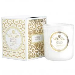 Voluspa Suede Blanc - Classic Candle