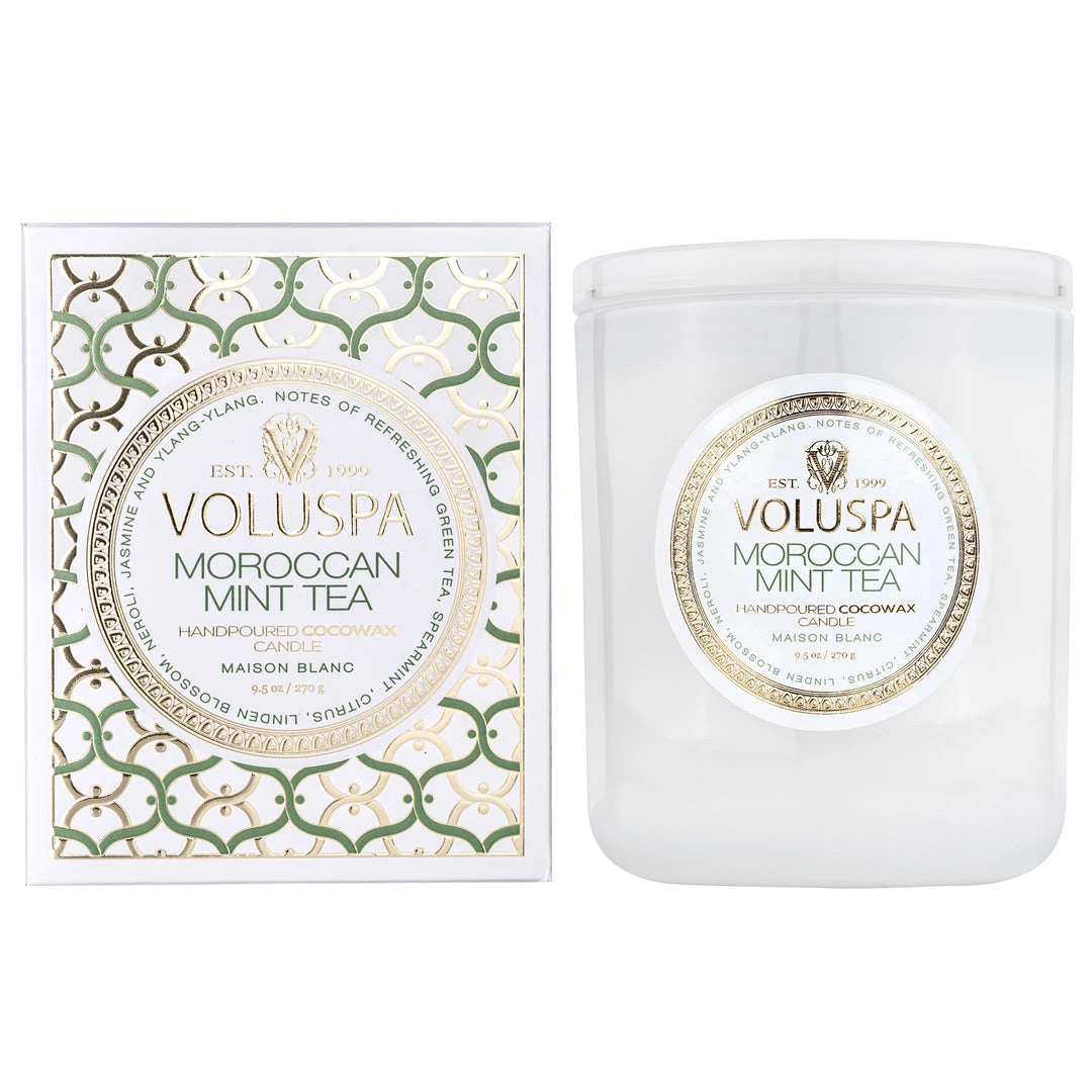 Voluspa Moroccan Mint Tea - Classic Candle Fragrances 1 Voluspa Moroccan Mint Tea - Classic Candle Fragrances