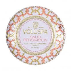 Voluspa Saijo Persimmon - Mini Tin Candle