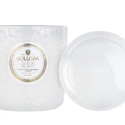 Voluspa Suede Blanc - Luxe Candle