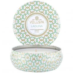Voluspa Laguna - 3 Wick Tin Candle Fragrances