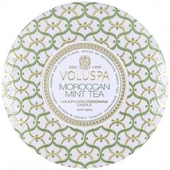 Voluspa Moroccan Mint Tea - 3 Wick Tin Candle
