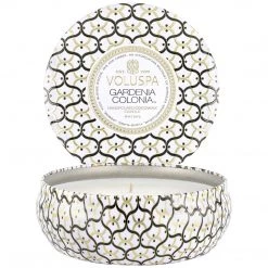 Voluspa Gardenia Colonia - 3 Wick Tin Candle