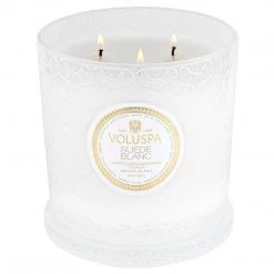 Voluspa Suede Blanc - Luxe Candle