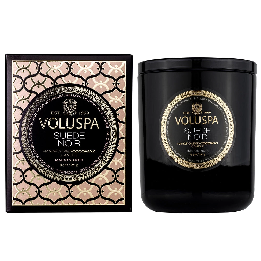 Voluspa Suede Noir - Classic Candle Fragrances 1 Voluspa Suede Noir - Classic Candle Fragrances