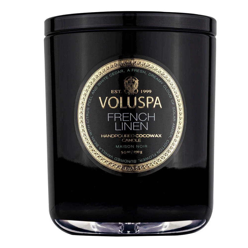 Voluspa Fragrances French Linen - Classic Candle 3 Voluspa Fragrances French Linen - Classic Candle