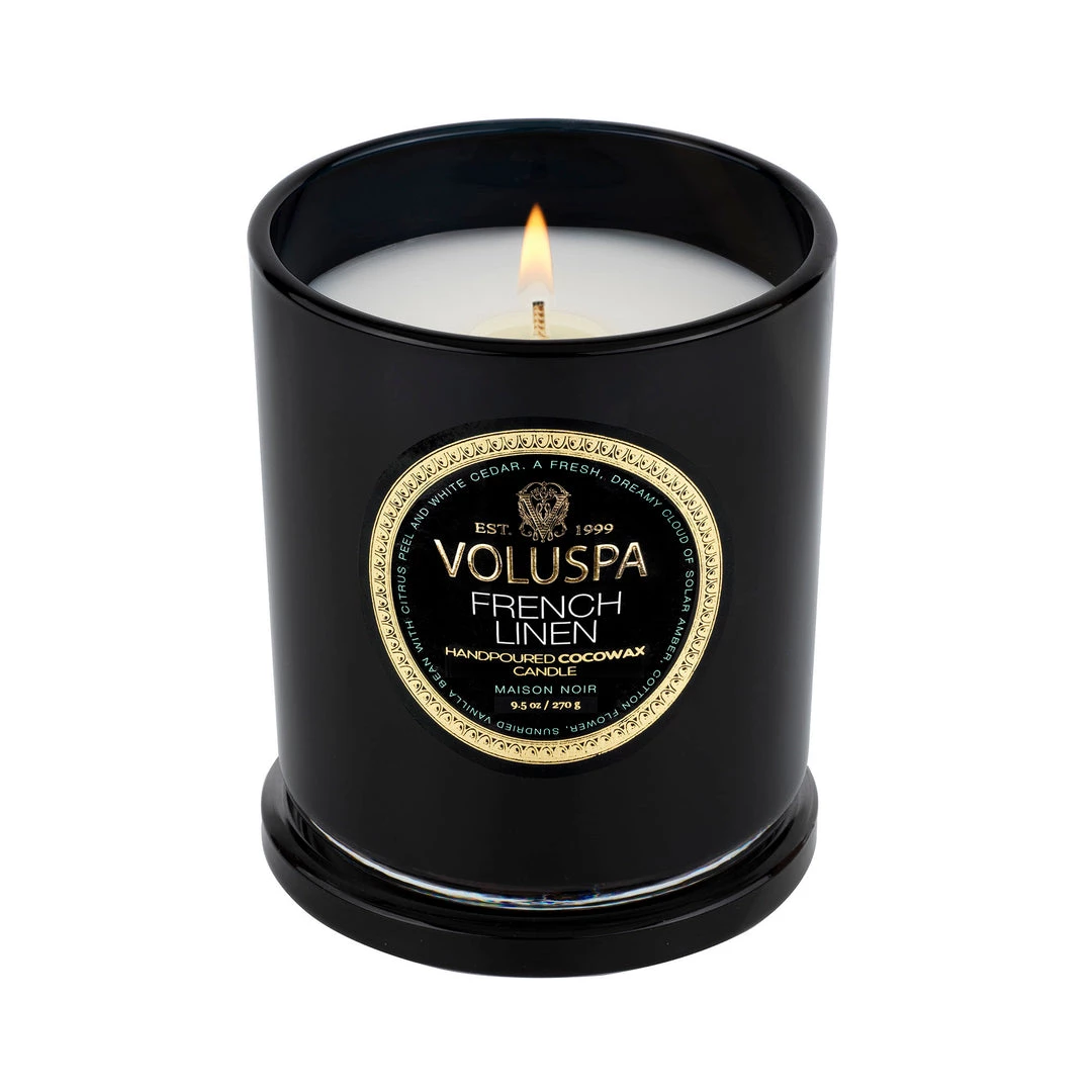 Voluspa Fragrances French Linen - Classic Candle 4 Voluspa Fragrances French Linen - Classic Candle
