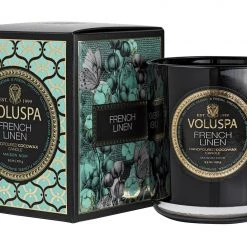 Voluspa Fragrances French Linen - Classic Candle 13 Voluspa Fragrances French Linen - Classic Candle