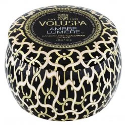 Voluspa Ambre Lumiere - Mini Tin Candle Fragrances 9 Voluspa Ambre Lumiere - Mini Tin Candle Fragrances