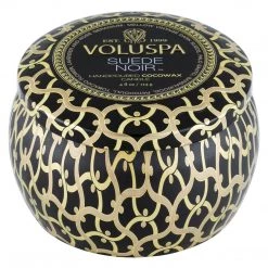 Voluspa Suede Noir - Mini Tin Candle 10 Voluspa Suede Noir - Mini Tin Candle