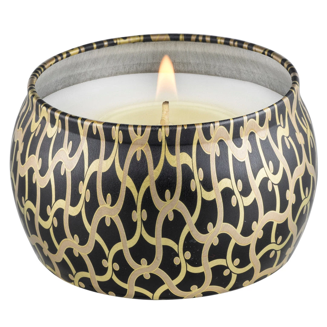 Voluspa Suede Noir - Mini Tin Candle 3 Voluspa Suede Noir - Mini Tin Candle