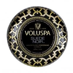 Voluspa Suede Noir - Mini Tin Candle 11 Voluspa Suede Noir - Mini Tin Candle