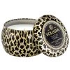 Voluspa Suede Noir - Mini Tin Candle