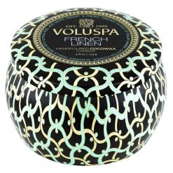 Voluspa French Linen - Mini Tin Candle Fragrances 10 Voluspa French Linen - Mini Tin Candle Fragrances