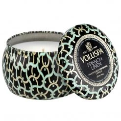 Voluspa French Linen - Mini Tin Candle Fragrances
