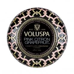 Voluspa Fragrances Pink Citron Grapefruit - Mini Tin Candle