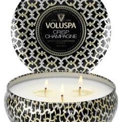 Voluspa Crisp Champagne - 3 Wick Tin Candle