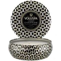 Voluspa Crisp Champagne - 3 Wick Tin Candle