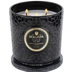 Voluspa Suede Noir - Luxe Candle Fragrances