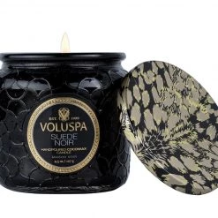 Voluspa Suede Noir - Petite Jar Candle