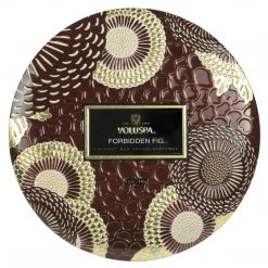 Voluspa Forbidden Fig - 3 Wick Tin Candle
