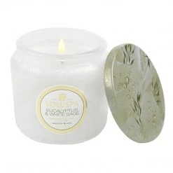Voluspa Eucalyptus & White Sage - Petite Jar Candle Fragrances