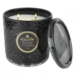 Voluspa Burning Woods - Luxe Candle