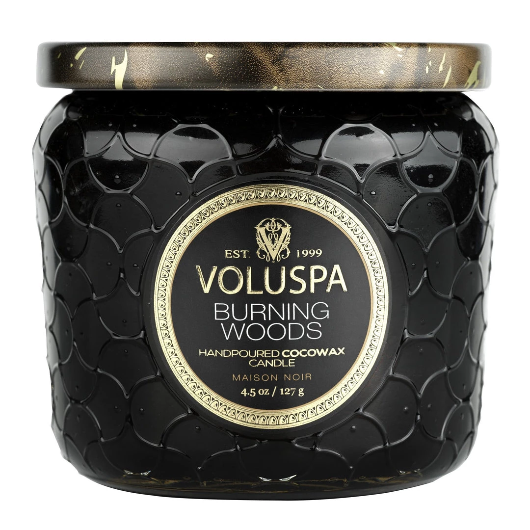 Voluspa Burning Woods - Petite Jar Candle 1 Voluspa Burning Woods - Petite Jar Candle