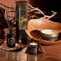 Voluspa Burning Woods - 3 Wick Tin Candle Fragrances