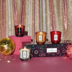 Voluspa Japonica Best-Sellers - 4 Petite Pedestal Candle Gift Set Fragrances