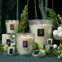 Voluspa Fragrances White Cypress - Petite Pedestal Candle