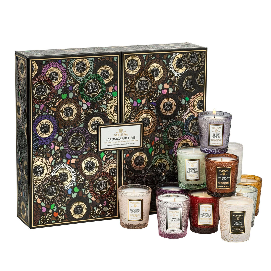 Voluspa Japonica Archive - 12 Votive Gift Set Fragrances 1 Voluspa Japonica Archive - 12 Votive Gift Set Fragrances